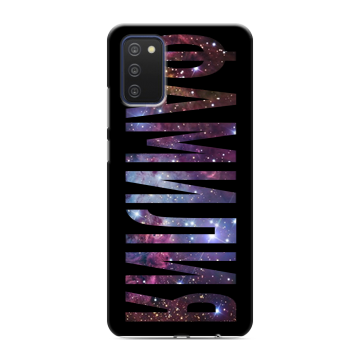Силиконовый чехол на Samsung Galaxy A03s с принтом ФАМИЛИЯ