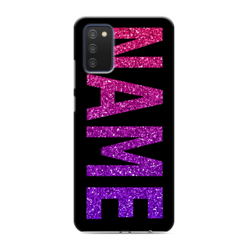 Силиконовый чехол на Samsung Galaxy A03s с принтом NAME