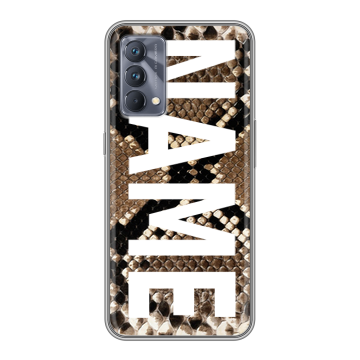 Силиконовый чехол на Realme GT Master Edition с принтом NAME