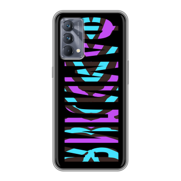 Силиконовый чехол на Realme GT Master Edition с принтом ФАМИЛИЯ