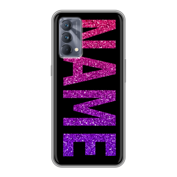 Силиконовый чехол на Realme GT Master Edition с принтом NAME