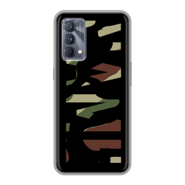 Силиконовый чехол на Realme GT Master Edition с принтом NAME
