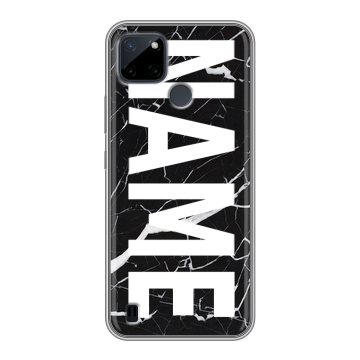 Силиконовый чехол на Realme C21Y с принтом NAME