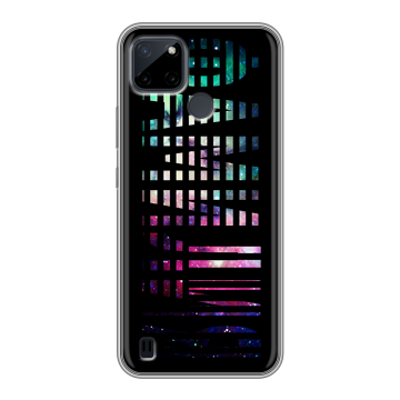 Силиконовый чехол на Realme C21Y с принтом ФАМИЛИЯ