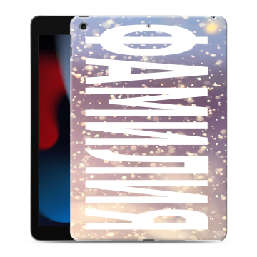 Силиконовый чехол на Ipad 10.2 (2021) с принтом ФАМИЛИЯ