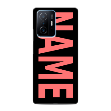 Силиконовый чехол на Xiaomi 11T с принтом NAME