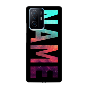 Силиконовый чехол на Xiaomi 11T с принтом NAME
