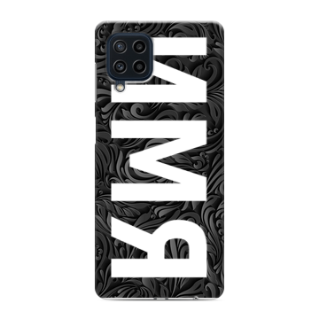 Силиконовый чехол на Samsung Galaxy M22 с принтом ИМЯ