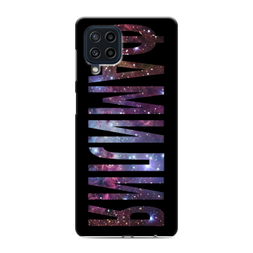 Силиконовый чехол на Samsung Galaxy M22 с принтом ФАМИЛИЯ