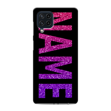 Силиконовый чехол на Samsung Galaxy M22 с принтом NAME