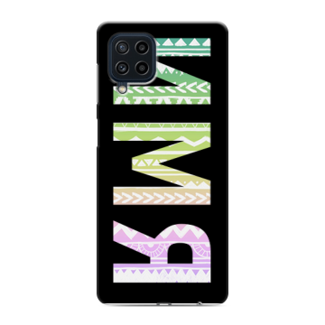 Силиконовый чехол на Samsung Galaxy M22 с принтом ИМЯ