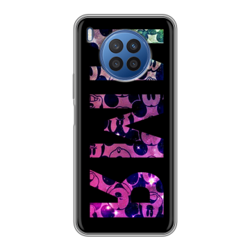 Силиконовый чехол на Huawei Nova 8i с принтом ИМЯ