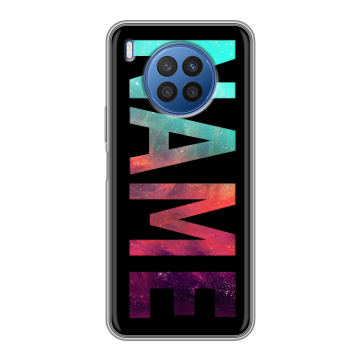 Силиконовый чехол на Huawei Nova 8i с принтом NAME
