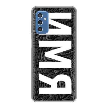 Силиконовый чехол на Samsung Galaxy M52 5G с принтом ИМЯ