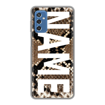 Силиконовый чехол на Samsung Galaxy M52 5G с принтом NAME