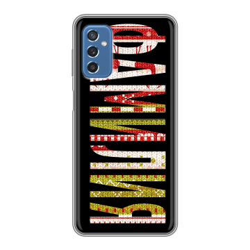 Силиконовый чехол на Samsung Galaxy M52 5G с принтом ФАМИЛИЯ