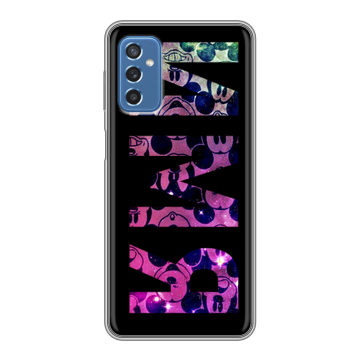 Силиконовый чехол на Samsung Galaxy M52 5G с принтом ИМЯ