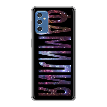 Силиконовый чехол на Samsung Galaxy M52 5G с принтом ФАМИЛИЯ