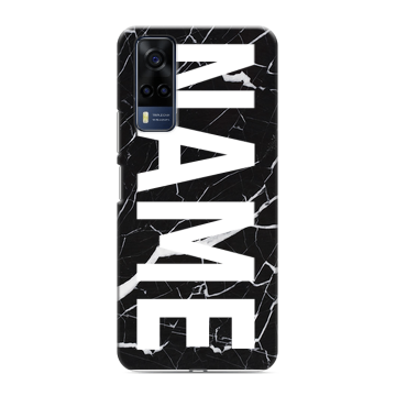 Силиконовый чехол на Vivo Y53s с принтом NAME