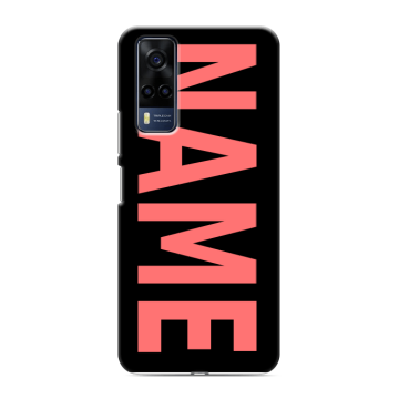 Силиконовый чехол на Vivo Y53s с принтом NAME