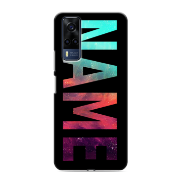 Силиконовый чехол на Vivo Y53s с принтом NAME