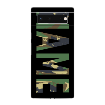 Силиконовый чехол на Google Pixel 6 с принтом NAME