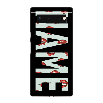 Силиконовый чехол на Google Pixel 6 с принтом NAME