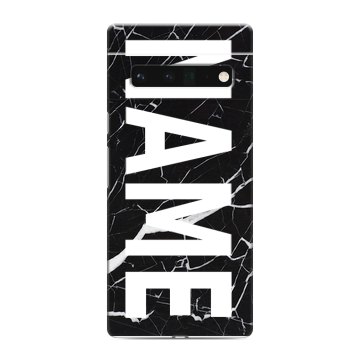Силиконовый чехол на Google Pixel 6 Pro с принтом NAME