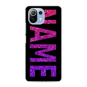 Силиконовый чехол на Xiaomi 11 Lite 5G NE с принтом NAME