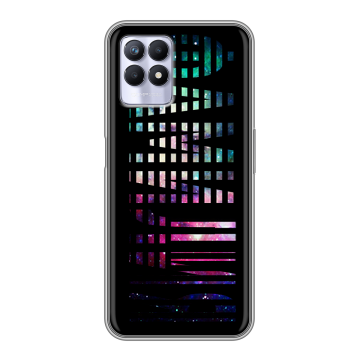 Силиконовый чехол на Realme 8i с принтом ФАМИЛИЯ