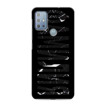 Силиконовый чехол на Motorola Moto G20 с принтом ФАМИЛИЯ