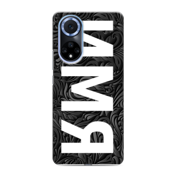 Силиконовый чехол на Huawei Nova 9 с принтом ИМЯ
