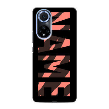 Силиконовый чехол на Huawei Nova 9 с принтом NAME