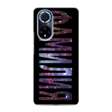 Силиконовый чехол на Huawei Nova 9 с принтом ФАМИЛИЯ