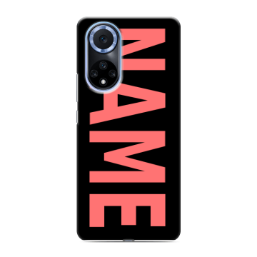 Силиконовый чехол на Huawei Nova 9 с принтом NAME
