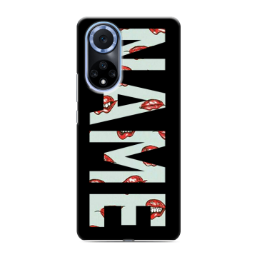 Силиконовый чехол на Huawei Nova 9 с принтом NAME