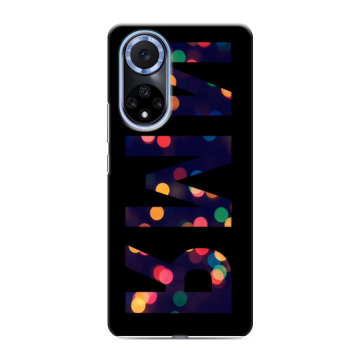 Силиконовый чехол на Huawei Nova 9 с принтом ИМЯ