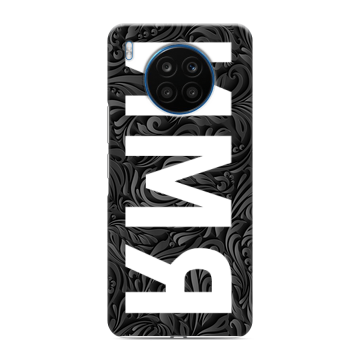 Силиконовый чехол на Huawei Honor 50 Lite с принтом ИМЯ