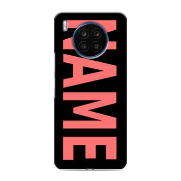Силиконовый чехол на Huawei Honor 50 Lite с принтом NAME