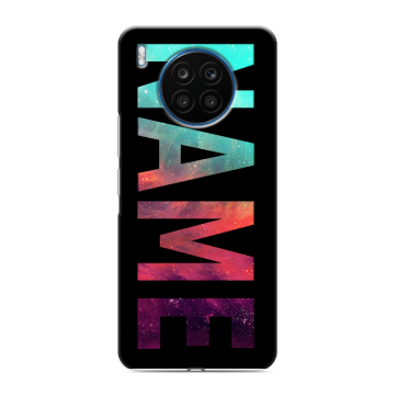 Силиконовый чехол на Huawei Honor 50 Lite с принтом NAME
