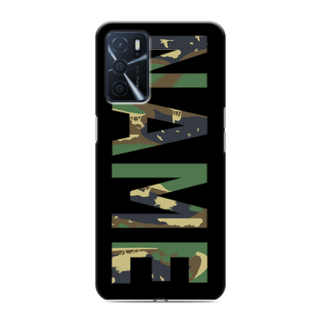 Силиконовый чехол на OPPO A16 с принтом NAME