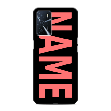 Силиконовый чехол на OPPO A16 с принтом NAME