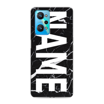 Силиконовый чехол на Realme GT Neo 2 с принтом NAME
