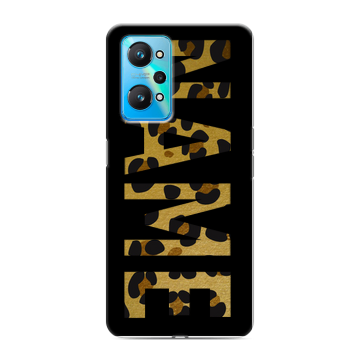 Силиконовый чехол на Realme GT Neo 2 с принтом NAME