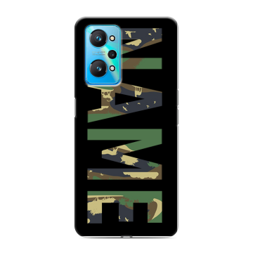 Силиконовый чехол на Realme GT Neo 2 с принтом NAME