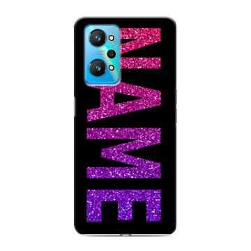 Силиконовый чехол на Realme GT Neo 2 с принтом NAME