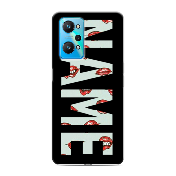 Силиконовый чехол на Realme GT Neo 2 с принтом NAME