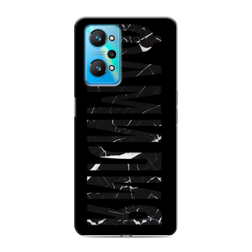 Силиконовый чехол на Realme GT Neo 2 с принтом ФАМИЛИЯ