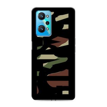 Силиконовый чехол на Realme GT Neo 2 с принтом NAME