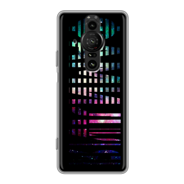 Силиконовый противоударный чехол на Sony Xperia Pro-I с принтом ФАМИЛИЯ